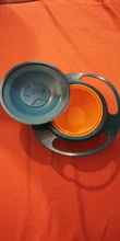 Tazón universal tipo Gyro a prueba de derrames para niños, plato giratorio infantil con diseño, práctico con rotación de 360 grados, platos de alimentación sólidos