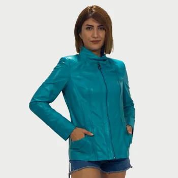 Genuine Lambskin Women Leather Jacket 
Genuine Lambskin Women Leather Jacket