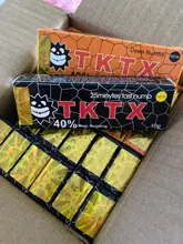 12 unids/set tatuaje crema antes de para la operación de perforación Semi permanente maquillaje labios cejas cuerpo tktx tatuaje crema 10G