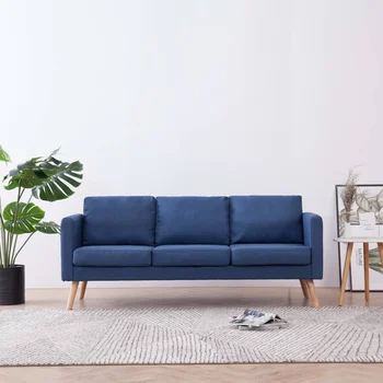 Sofa 3 seater blue fabric sofas
Sofa 3 seater blue fabric sofas