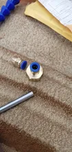 Conector neumático rápido PCF PC PL SL PB 4MM-12mm, tubo de manguera, conexión de aire 1/4 1/8 3/8 1/2 BSPT, acoplador de tubo de rosca macho, 1 Uds.