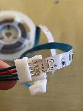 Tira de luces LED RGB, Cable de extensión de 15cm, 4 pines, 5050, 3528, extensión de la tira led, Clip de Cables, venta al por mayor y envío directo, 5 uds.