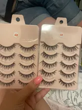 Pestañas postizas largas y gruesas, naturales, hechas a mano, pestañas postizas entrecruzadas, extensión de pestañas blandas, herramientas de maquillaje de belleza, 5 pares