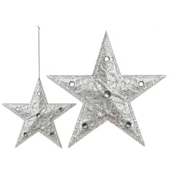 Christmas bauble Christmas Planet 8179 (10 cm) Silver 
Christmas bauble Christmas Planet 8179 (10 cm) Silver