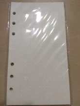 Hojas sueltas de recambio para cuaderno, accesorio de papelería con índice para archivador, para negocios y planes semanales o mensuales, A5 A6, 45 uds.