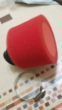 Esponja para filtro de aire, limpiador para Scooter, Dirt Pit Bike, motocicleta, Kayo BSE, color rojo, 32mm, 35mm, 38mm, 42mm, 45mm, 48mm
