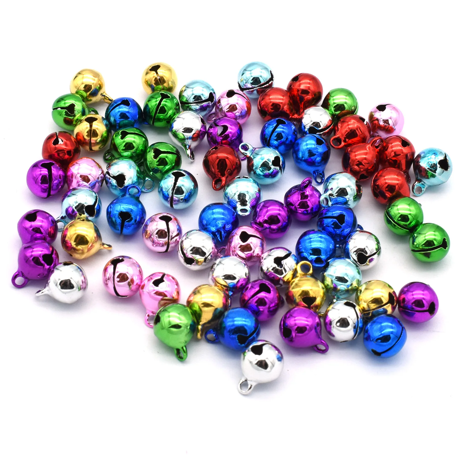 Multicolor Jingle Christmas Craft Bells DIY Bells Jewelry Bells Wreath Holiday Home Decor Jewelry Making and Christmas Decorate
Multicolor Jingle Christmas Craft Bells DIY Bells Jewelry Bells Wreath Holiday Home Decor Jewelry Making and Christmas Decorate