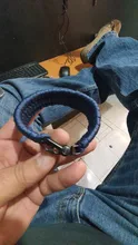 Pulsera de acero inoxidable para hombre, pulsera de supervivencia con cuerda de paracaídas para acampada al aire libre, hecha a mano, joyería trenzada