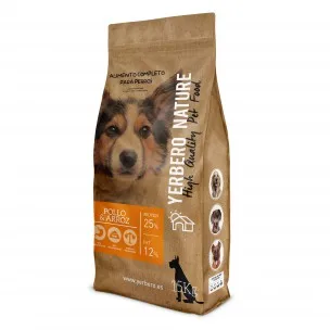 Yerbero NATURE CHICKEN and RICE food PREMIUM for dogs 15kg 
Yerbero NATURE CHICKEN and RICE food PREMIUM for dogs 15kg