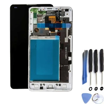 Full screen with frame for LG Optimus G E975 White 
Full screen with frame for LG Optimus G E975 White