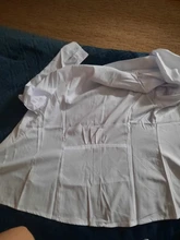 Blusa informal de oficina para mujer, camisa Formal de manga larga con cuello ceñido para fiesta y Blanco sólido, 2020