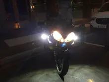 Faro LED para motocicleta, Luz antiniebla de 12v, L6X, para BMW, Suzuki, soportes delanteros, luz de paso