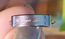 Vnox-anillo de acero inoxidable personalizado para mujer, banda de dedo de Metal minimalista, joyería elegante para fiesta, regalo único, 5mm