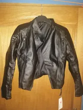 Jacket Coats Bomber Faux-Leather Basic Winter Women Short Punk FTLZZ Autumn Soft Female