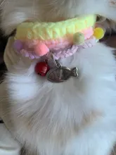 Collar con colgante de acero inoxidable para gato, etiqueta de identificación personalizada para gato, accesorios para mascotas, forma de pez