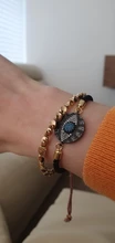 Pulsera de ojo malvado de oro para mujer, brazalete con incrustaciones de cobre negro turco, Circonia cúbica, cristal azul, joyería contra el mal de ojo para niña 2019