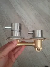 Mixing-Valve Faucet Shower-Mixer Brass Bathroom Water Outlet Tap-Cabin Center-Distance
