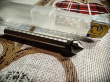 UCHEER-avellanador HSS de 90 grados, 3 flauta, cortador de chaflán de acero y madera, herramienta eléctrica de 4,5 a 50mm