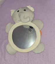 Espejo retrovisor Interior de asiento de seguridad para bebé, espejos retrovisores de felpa para niños, juguete de dibujos animados