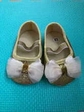 Zapatos de vestir de princesa para bebés recién nacidos, zapatillas planas con lazo brillante, antideslizantes, para primeros pasos, primavera, verano y otoño