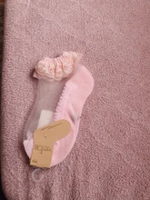 Calcetines antideslizantes con encaje de flores para bebé recién nacido, de algodón, alas de Ángel, para verano