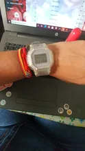 Reloj Digital transparente para Mujer, cronógrafo cuadrado, electrónico, deportivo, resistente al agua, nuevo, triangulación de envíos