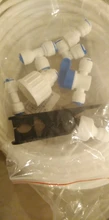 Accesorios de tubería de conexión rápida, manguera de agua para el hogar de 1/4 , tipo L, tipo T Y, curva recta, RO, Osmosis inversa, 50 o 100