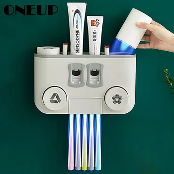 ONEUP Portable Toothbrush Holder Case Automatic Toothpaste Dispenser Squeezer Toothbrush Storage Box Home Bathroom Accessories
ONEUP Portable Toothbrush Holder Case Automatic Toothpaste Dispenser Squeezer Toothbrush Storage Box Home Bathroom Accessories