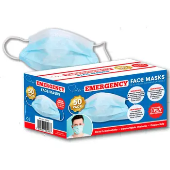 Caja 50 mascarillas 3 PLY
Caja 50 mascarillas 3 PLY