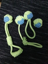 Paquete de 7 juguetes para perros mascotas para cepillo de dientes grande pequeña bola para perros juguetes interactivos para perros productos de Navidad para masticable para perros accesorios de juguete