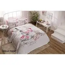 YOUR WONDERFUL COVER DoubleQueen Paris Pink 100% Cotton Bedding Quilted BedspreadCoverlet Set 4Pc
YOUR WONDERFUL COVER DoubleQueen Paris Pink 100% Cotton Bedding Quilted BedspreadCoverlet Set 4Pc