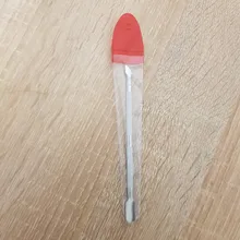 Espátula mezcladora de acero inoxidable, varilla espátula, para arte Dental de uñas, base de maquillaje, sombra de ojos, palo mezclador, herramientas de Color, 1 ud.