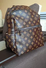 Mochila con estampado clásico para mujer, bolso de diseñador de cuero PU con borla, lujoso, Vintage, de alta calidad, 2020