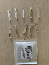 10 unids/lote 15 20 25 30 35 mm broche de Clip pines alfileres de seguridad broche ajustes en blanco Base para la fabricación de la joyería DIY suministros