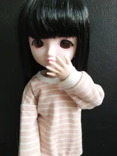 Fit 30cm 1/6 BJD YOSD ropa para muñecas moda vestido de tirantes rosa, gris, caqui, Rosa rojo