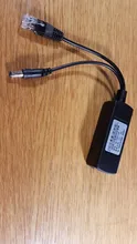 48V a 12V POE Splitter adaptador de conectores de Cable de transmisión de datos POE inyector divisor para Huawei para cámaras Hikvision