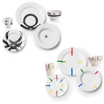 Set 26 PCs tableware in loza: tableware 18 PCs (6 services (flat plate, deep plate and dessert plate), 4 bowls and 4 cups
Set 26 PCs tableware in loza: tableware 18 PCs (6 services (flat plate, deep plate and dessert plate), 4 bowls and 4 cups