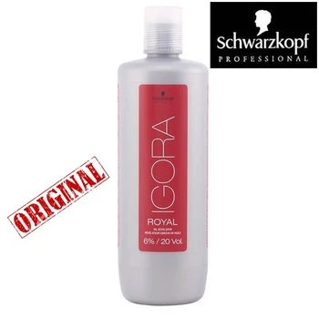 

Original Schwar zkopf Professional IGORA ROYAL Permanent Color Creme ( Oil Developer 6% / 20 Vol )