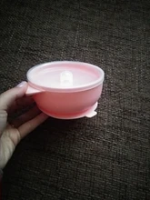 Tazón de alimentación de bebé de silicona, vajilla impermeable con tapa, vajilla antideslizante, platos de silicona sin BPA para plato de bebé