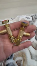 Refrigeration-Tool Safety-Valve-Adapter Charging-Hose-Valves Air-Conditioning R410a R22
