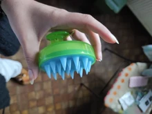 Cepillo de champú de masaje para el cuidado del cuero cabelludo, cabezal Manual, peine adelgazante, limpieza de ducha, baño, exfoliante, elimina la caspa, promueve el crecimiento del cabello