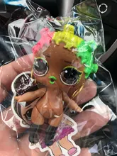 L O L Juego de ropa Original para niños, accesorios de botellas, traje de vestido para LOL de 8 cm, muñecos de la gran hermana, unicornio, 1 Juego