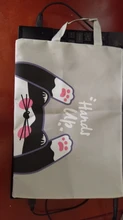 Archivador A4 portátil de gato bonito, bolsa con cierre, bolsa de almacenamiento, bolsa de lápices Kawaii, suministros escolares y de oficina, 1 ud.