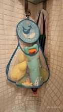 Organizador de juguetes de baño para bebés, malla de almacenamiento de juguetes con fuertes ventosas, red ag, organizador de baño
