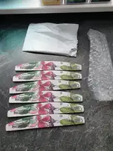 6pc mezclar archivos de uñas fuerte papel de lija lavable las uñas de Emery Board 80/100/150/180/240/320 Grit Lima un ongle manicura pulidora