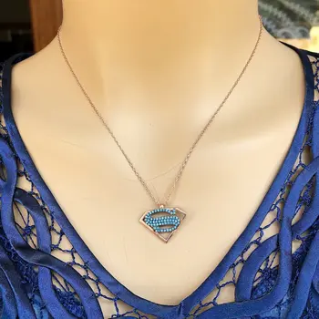 925 Silver Superman Necklace 
925 Silver Superman Necklace