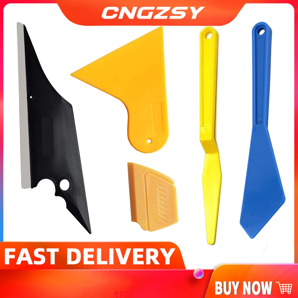 

Car Tints 3D Carbon Fiber Vinyl Film Wrap Tool Glass Window Cleaning Rubber Squeegee Triangle Scraping Applicator Scraper K28