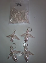 YuenZ 25 uds 5 color antiguo abalorios chapados en plata ala cuentas de agujeros pequeños colgantes para fabricación de joyería DIY hecho a mano 31*8mm D436