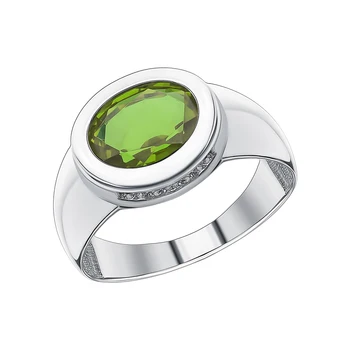 Silver ring with cubic zirconia and sultanites synthetic sunlight sample 925
Silver ring with cubic zirconia and sultanites synthetic sunlight sample 925