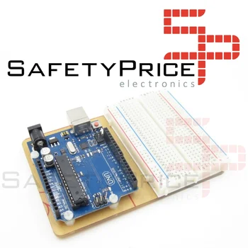 Experimental Base for Arduino Uno R3 and for Breadboard transparent platform
Experimental Base for Arduino Uno R3 and for Breadboard transparent platform